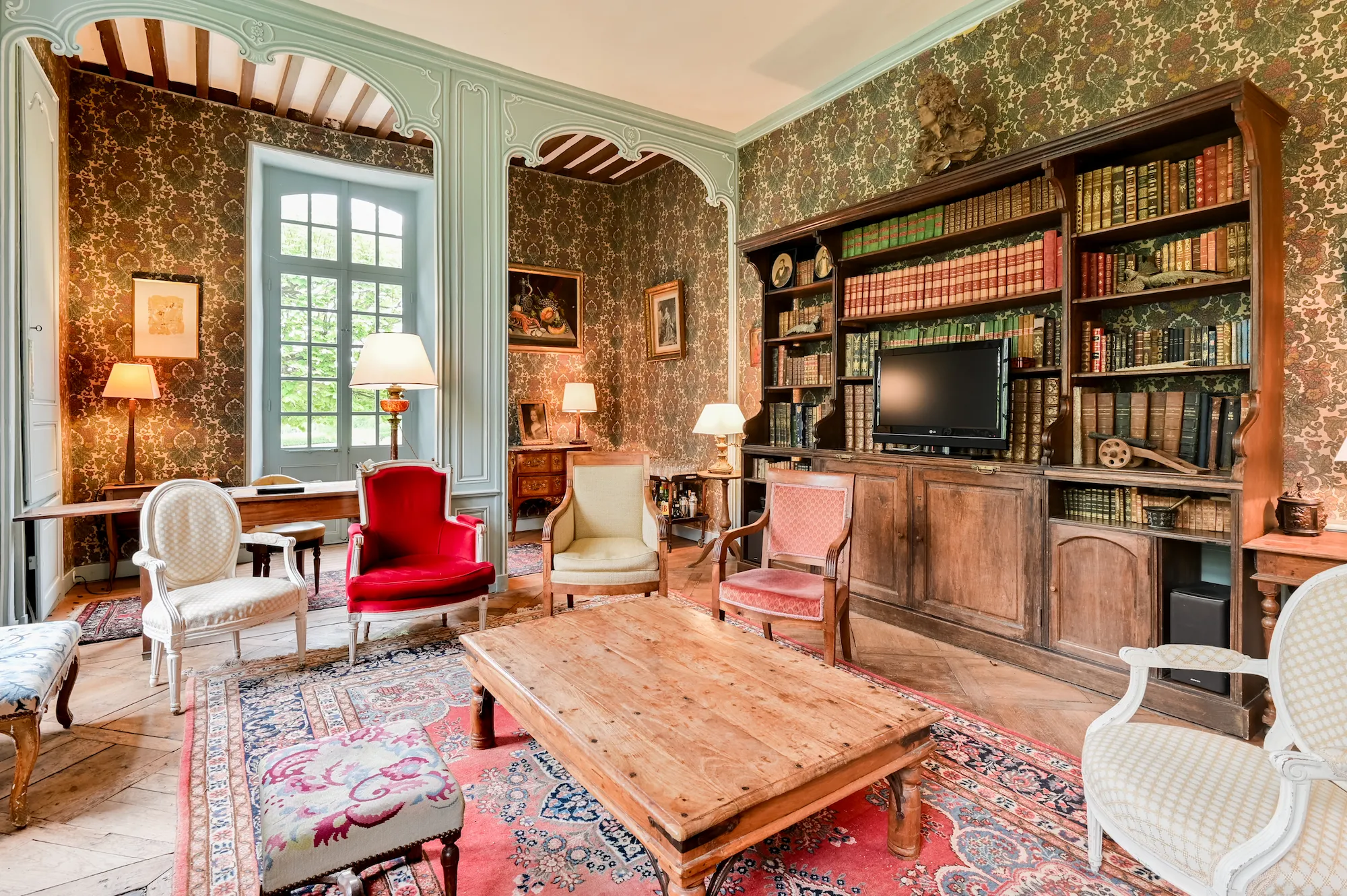 La bibliothèque, aile Est